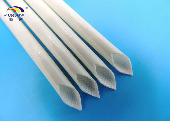 Çin 7KV Insulation Fiberglass Sleeve with Silicone Coating 2.0mm ID 200ºC High Temperature Tedarikçi